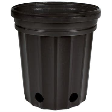 HC Dillen Elite 2000 Nursery Pot, Blow Molded, Trade 5 Gallon, Black, 46 per Bundle, 48 Bundles per Pallet, 11.87in x 11.00in, 3.90Gal — photo 1 of 2