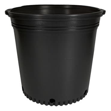 HC Dillen Whiteridge BM 25 Nursery Pot, Blow Molded, Black, 5 per Bundle, 44 Bundles per Pallet, 23.75in x 17.00in, 26.50Gal, 25Gallon — photo 1 of 2