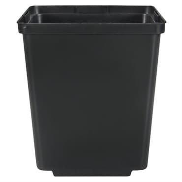 Dillen 05.50 Square Deep Perennial Pot Tag Lock No Teeth Thin Wall Black 256 Per Case 32 Cases Per Pallet — photo 1 of 2
