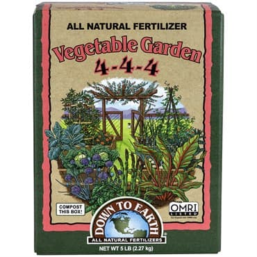Down to Earth 5# Vegetable Garden 4-4-4 OMRI — photo 1 of 2
