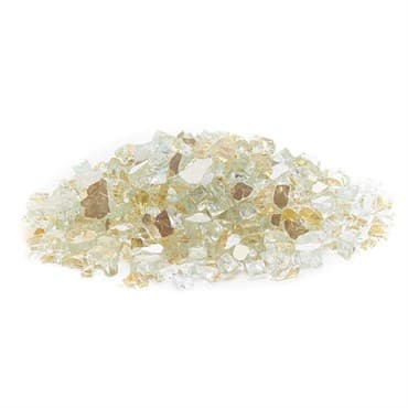 Exotic Pebbles 12# Fire Reflect Glass Gold 1/2" — photo 1 of 2