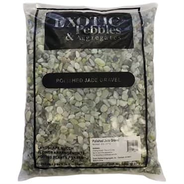Exotic Pebbles 20# Polish Jade Gravel Size — photo 1 of 2