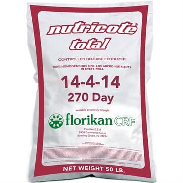 Florikan 14-4-14 270 Day Nutricote Total 50Lb (40/Pl) — photo 1 of 2