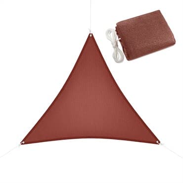 Coolaroo 10' Ready to Hang Triangle Shade Sail Terracotta — photo 1 of 2