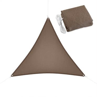 Coolaroo 10' Ready to Hang Triangle Shade Sail Walnut — photo 1 of 2