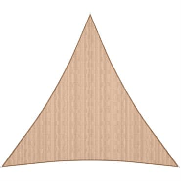 Coolaroo 16'5" Premium Triangle Shade Sail Kit Beech — photo 1 of 2