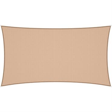 Coolaroo 16'5"x9'11" Premium Rectangle Shade Sail Kit Beech — photo 1 of 2