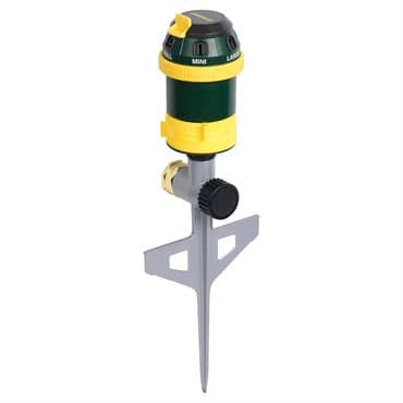 Melnor 6-Pattern Turbo Rotary Sprinkler on Metal Step Spike — photo 1 of 2