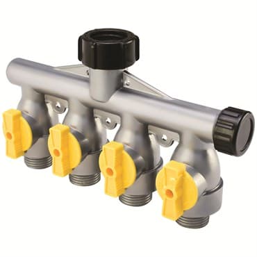 Melnor Metal HI-Flow 4 Way Connector — photo 1 of 2