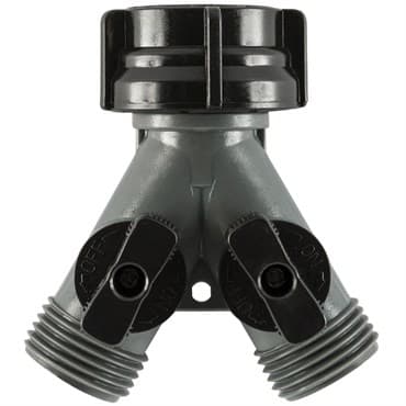 Gilmour Poly Dual Y w Shut-off Valves — photo 1 of 2