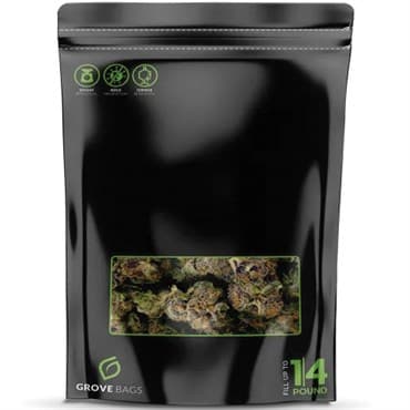 GRB 250pc Grovebag Original Quarter Pound Pouch 9 2/3" x 13 1/9" + 5" OBG — photo 1 of 2