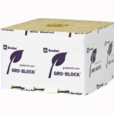 Grodan Gro-Block Improved Jumbo (6x6x4) w/Hole - Carton (64/Carton) — photo 1 of 2