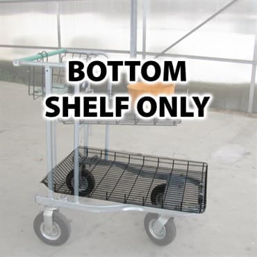 GS NESTING CART BOTTOM SHELF ONLY W/CORNER GUARDS — photo 1 of 2