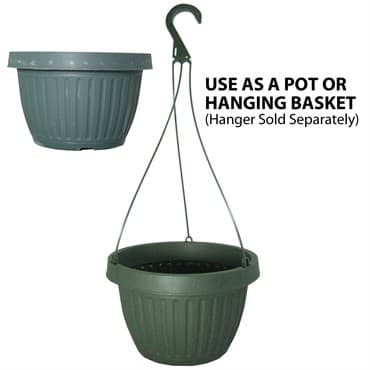 Grower Select 10.50 Combo Pot With Dish Green 50/CS 40CS/PL — photo 1 of 2