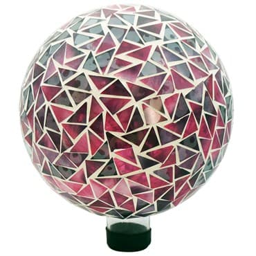 Gardener Select 10" Mosaic Purple Glass Garden Globe — photo 1 of 2