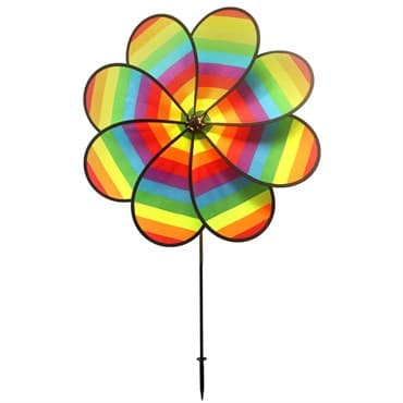 Gardener Select 39x61 Large Flower Pinwheel Rainbow — photo 1 of 2