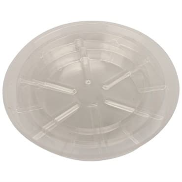 Gardener Select 14" Clear Plastic Saucer — photo 1 of 2