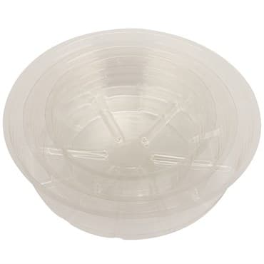 Gardener Select 11" Deep Dish Clear Plastic Saucer — photo 1 of 2