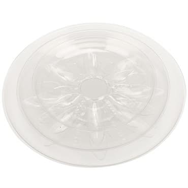 Gardener Select 8" Heavy Duty Clear Plastic Saucer — photo 1 of 2