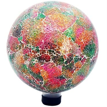 Gardener Select 10" Tempered Multicolor Mix Glass Globe — photo 1 of 2