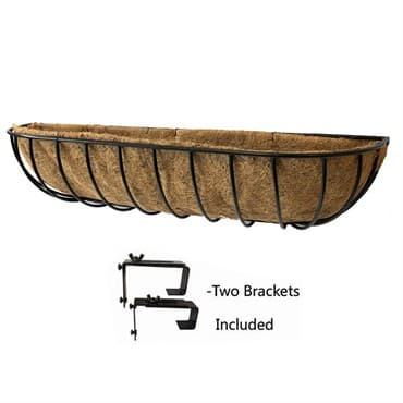 Gardener Select 36" Cottage Window Deck Planter with 2 Brackets — photo 1 of 2