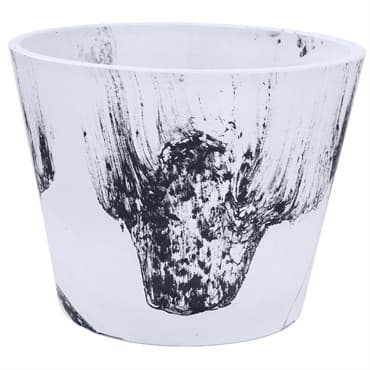 Gardener Select 10" Mixed Stone White and Black Planter — photo 1 of 2