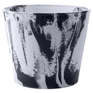 Gardener Select 16" Mixed Stone White and Black Planter — photo 1 of 2