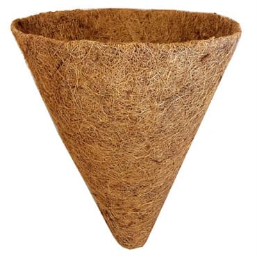 Gardener Select 12" Cone Coco Liner for Plaid Hanging Basket #GSALWN1664 25/CS — photo 1 of 2
