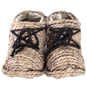 Gardener Select 4"x10" Straw Shoes Topiary Grey 6/CS — photo 1 of 2