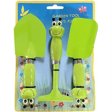 Gardener Select 3pc Cartoon Kids Tool Set - Trowel, Fork & Rake — photo 1 of 2