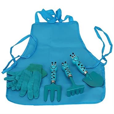 Gardener Select 5pc Kids Tool Set - Apron, Trowel, Rake, Fork & Cotton Gloves — photo 1 of 2