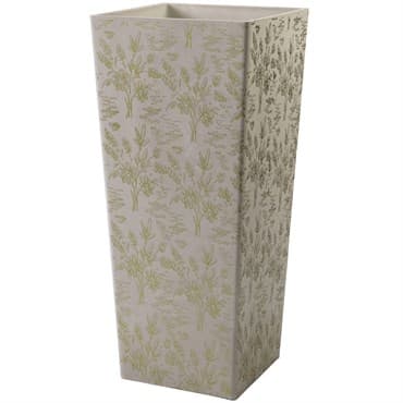 Gardener Select 13"x28" Mixed Stone White Planter — photo 1 of 2