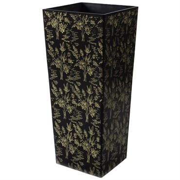Gardener Select 16"x32" Mixed Stone Black Planter — photo 1 of 2