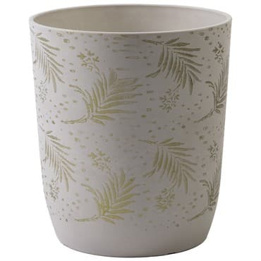 Gardener Select 11.8"x12.5" Mixed Stone White Planter — photo 1 of 2