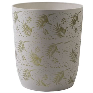 Gardener Select 15.35"x16.5" Mixed Stone White Planter — photo 1 of 2