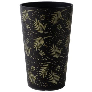 Gardener Select 12.2"x18.1" Mixed Stone Black Planter — photo 1 of 2