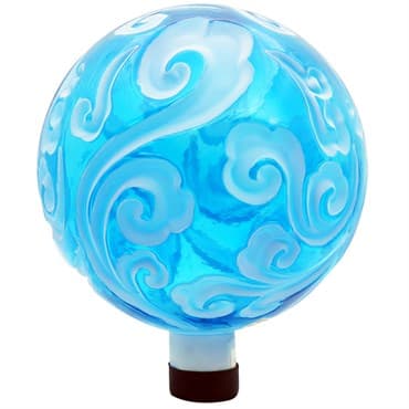 Gardener Select 10" Sea Blue Glass Garden Globe — photo 1 of 2
