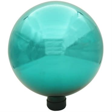 Gardener Select 10" Sea Blue Orb Glass Garden Globe — photo 1 of 2