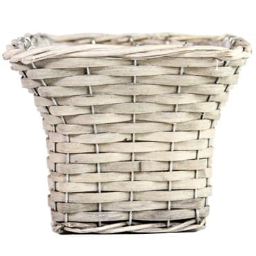 Gardener Select 7" Grey Wood Square Flower Basket Planter 6/CS — photo 1 of 2