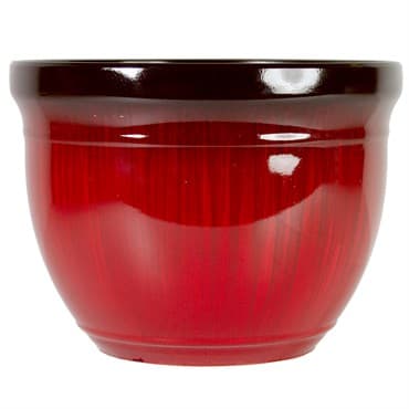 Gardener Select 15" Madison Drip Red Planter 15.35"x15.35"x11.22" 6/CS — photo 1 of 2