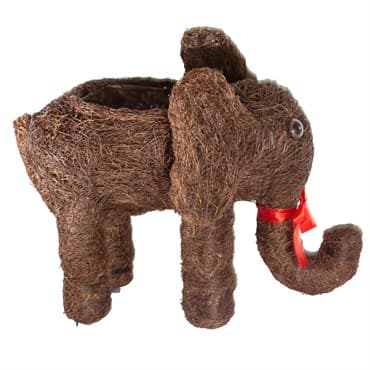 Gardener Select 7" Small Straw Elephant Topiary 6/CS — photo 1 of 2