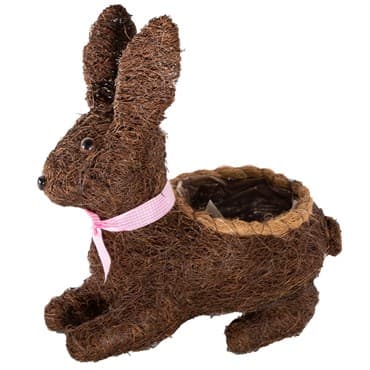Gardener Select 5" Small Straw Rabbit Topiary 6/CS — photo 1 of 2