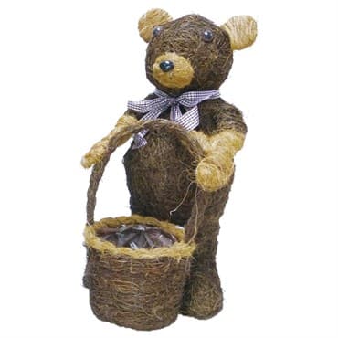 Gardener Select 10" Medium Brushwood Bear Topiary 6/CS — photo 1 of 2