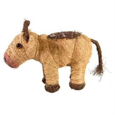 Gardener Select 12" Straw Cow Topiary 18/CS — photo 1 of 2