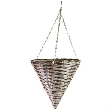 Gardener Select 14" Cone Mix Color Plastic Hanging Basket w/ Chain Hanger 20/CS — photo 1 of 2