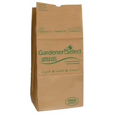 Gardener Select 30Gal Lawn & Refuse Bag EA=5pk 16"x12"x35" 450/PL — photo 1 of 2