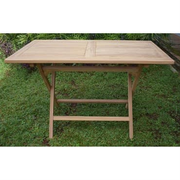 Gardener Select Teak Folding Table Rectangular — photo 1 of 2
