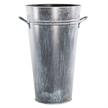 Gardener Select 12" Tall Bucket with Handle Antique Black 6.7"x4.7"x12" 24/CS — photo 1 of 2
