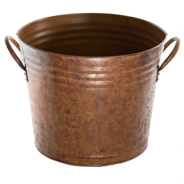 Gardener Select 11.8" Bucket Planter Rusty 11.8"x9.5"x9.6" 12/CS — photo 1 of 2
