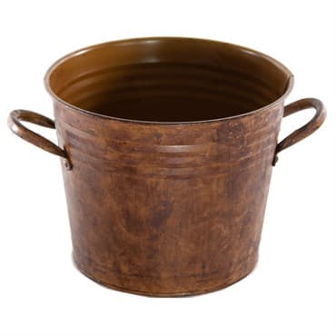 Gardener Select 8" Bucket Planter Rusty 8"x6.3"x6.5" 12/CS — photo 1 of 2